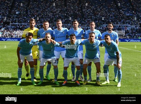 The Starting Line Up Of Ss Lazio During Serie A Football Match