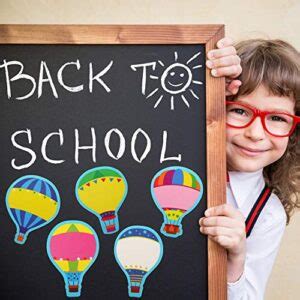 Pieces Hot Air Balloons Cut Outs Hot Air Balloon Bulletin Board Set Colorful Hot Balloons