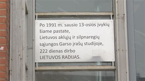 Atminimo lenta įamžintos Lietuvos radijo transliacijos po Sausio 13