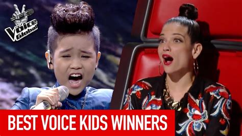 The Voice Kids Best Winners From Around The World Part 3 Youtube