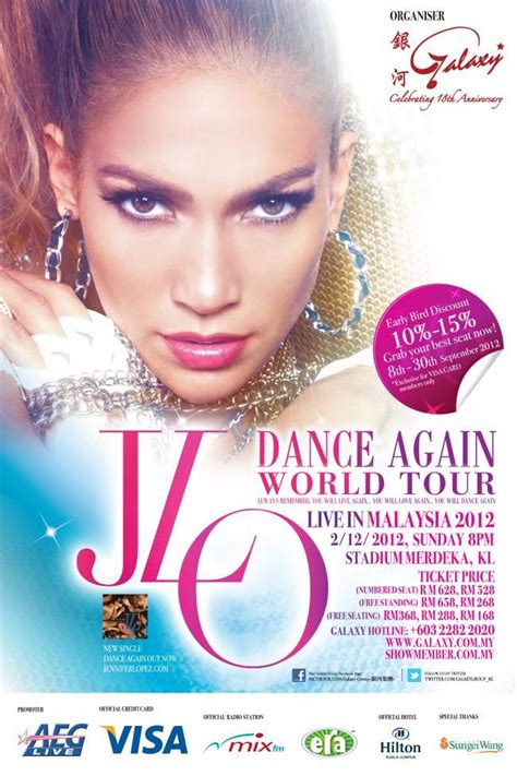 Randoms Jennifer Lopez Dance Again World Tour Live In Malaysia 2012