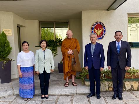 The Royal Thai Embassy In Madrid Organized A Merit Making Ceremony To