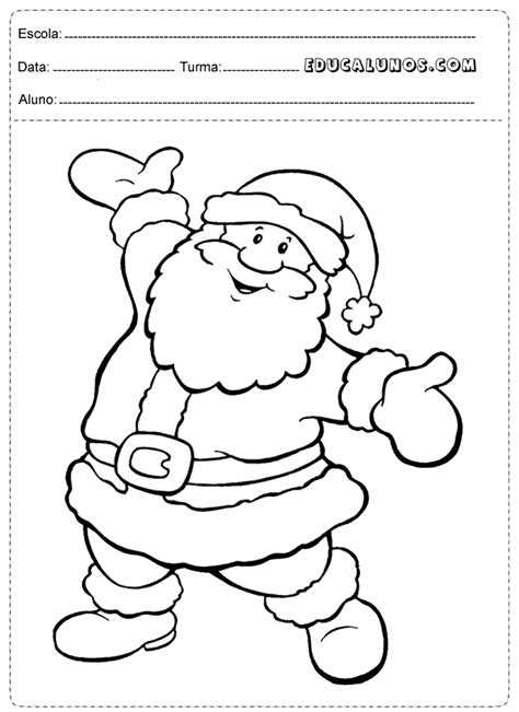 Desenho Sobre O Natal Para Pintar - Desenhos para pintar sobre o Natal - Atividades Pedagógicas