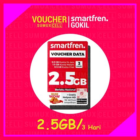 Jual VOUCHER SMARTFREN 2 5GB 3 HARI Shopee Indonesia