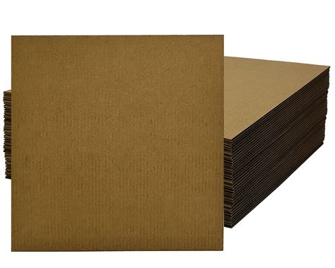 Large Corrugated Cardboard Sheets 10x10 100pk 3 16 Thick Cardboard Sheet Corrugated