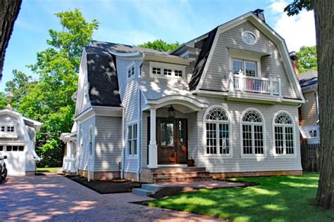 Timeless Cape Cod Style House With Gambrel Roofs