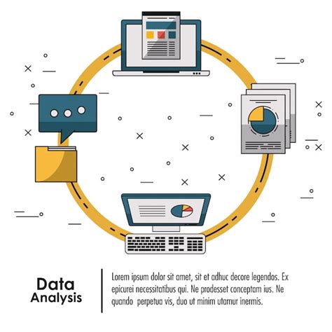 Premium Vector | Data analysis infographic concept