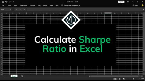 How To Calculate Sharpe Ratio In Excel