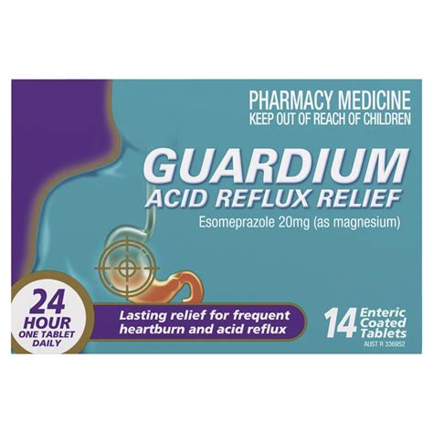 Buy Guardium Acid Reflux Relief 14 Tablets Online at Chemist Warehouse®