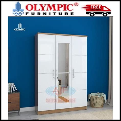 Jual Olympic Lemari Pakaian 3 Pintu Lemari Baju 3 Pintu Lp Eero 3p