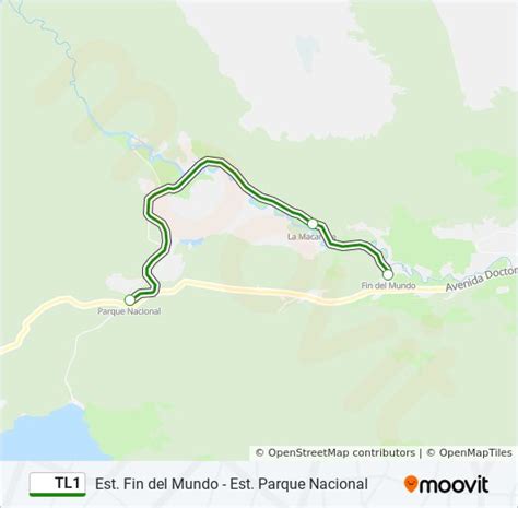 Ruta Tl Horarios Paradas Y Mapas Est Fin Del Mundo Est Parque