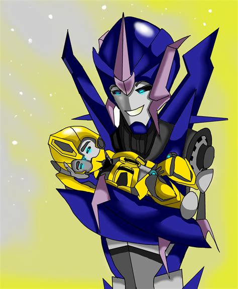 Arcee With Sparkling Bumblebee By Jamocha101 On Deviantart