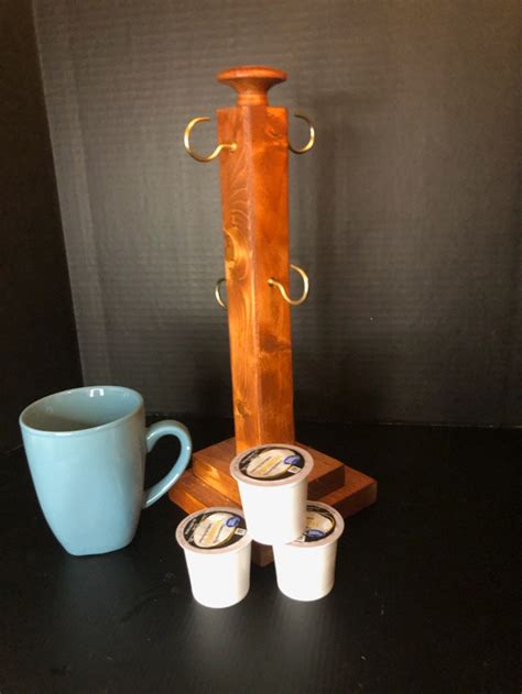 Wooden Cup Holder Mug Rack Coffee Mug Stand Coffee Mug | Etsy