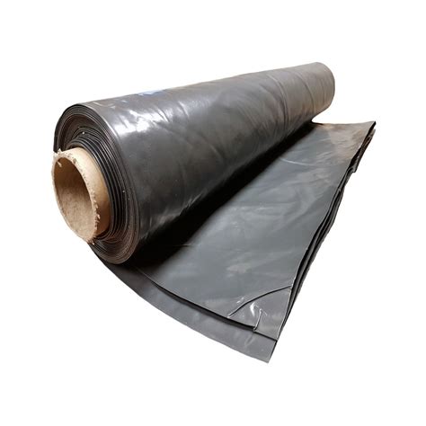 Black Polythene Heavy Duty Plastic Sheeting 4mt Wide Dpm Rolls 300mu