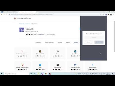 Create Wallet For TRX TRON Token Using TronLink Wallet YouTube