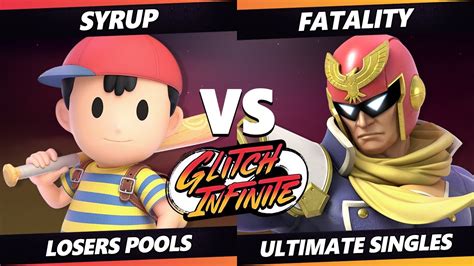 Glitch Infinite Syrup Ness Vs Fatality Captain Falcon SSBU