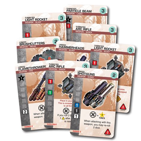 Car Wars Sixth Edition Linked Weapons Pack The Relentless Dragon Game Store