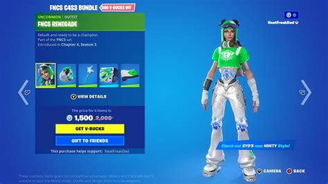 Fortnite Item Shop 081523 New Fncs Renegade Bundle Youtube