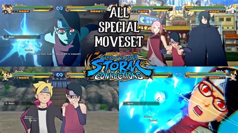 All Uchiha Sarada Special Moveset Naruto X Boruto Ultimate Ninja