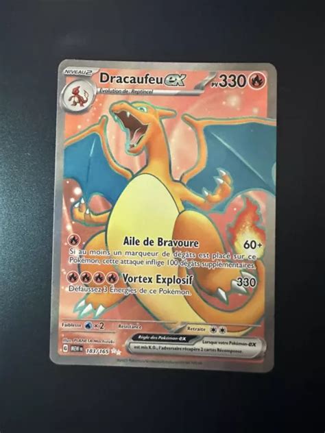 Carte Pok Mon Dracaufeu Ex Full Art Ecarlate Violet Ev