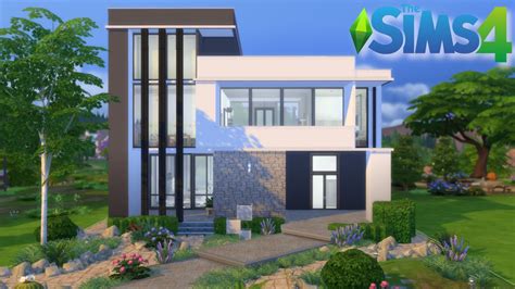 Modern House BASE GAME NOCC STOP MOTION THE SIMS 4 YouTube