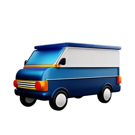 Van 3d Rendering Icon Illustration 28601890 Png