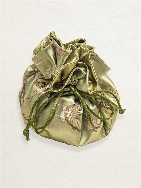 Butterfly Brocade Fabric Jewelry Pouch With 8 Soft Pockets – Holly Yashi
