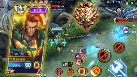 Begini Cara Keyjee Top Global Claude Counter Hero Full CC Dan Slow Di