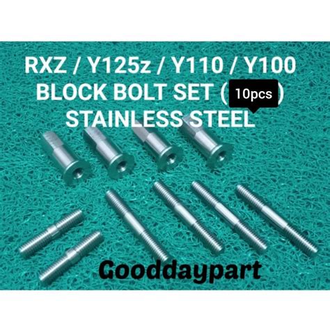 Yamaha Rxz Y125z Txr Pantherboltnut 8pc 1setblock Head Tiang Screw