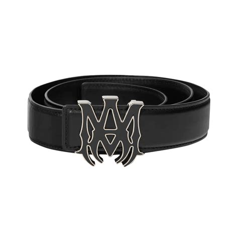 Amiri Ma 4cm Belt Black Goat