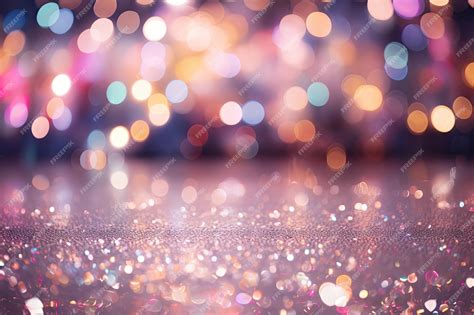 Premium Photo Sparkle And Blur A Party Background