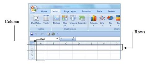 Mengenal Sheet Column Rows Dan Cells Di Ms Excel