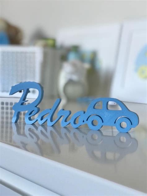 Nomes Decorativos Em Impressão 3d Letras Decorativas Elo7