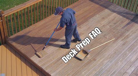 Deck Prep Frequently Asked Questions | Paint Amigo