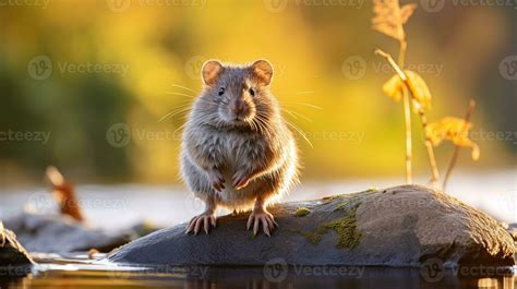 Close-up photo of a Vole looking in their habitat. Generative AI 29260881 Stock Photo at Vecteezy