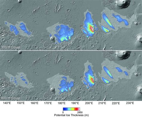 European Mars Express Orbiter May Have Spotted Vast Water Ice Deposits