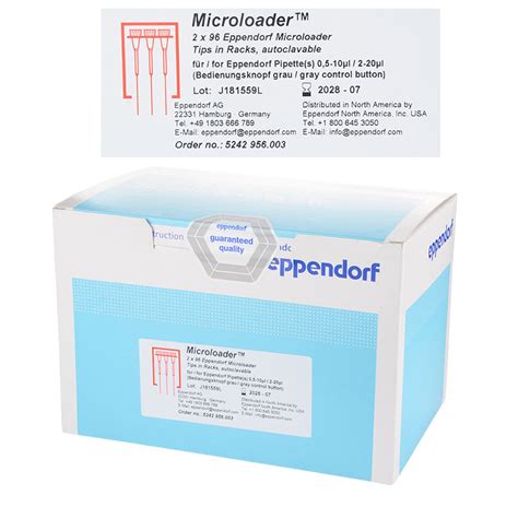 Eppendorf Microloader微量上样针 Eppendorf移液产品 移液产品 实验设备 PUIEA多彩实验室 专心专注专业