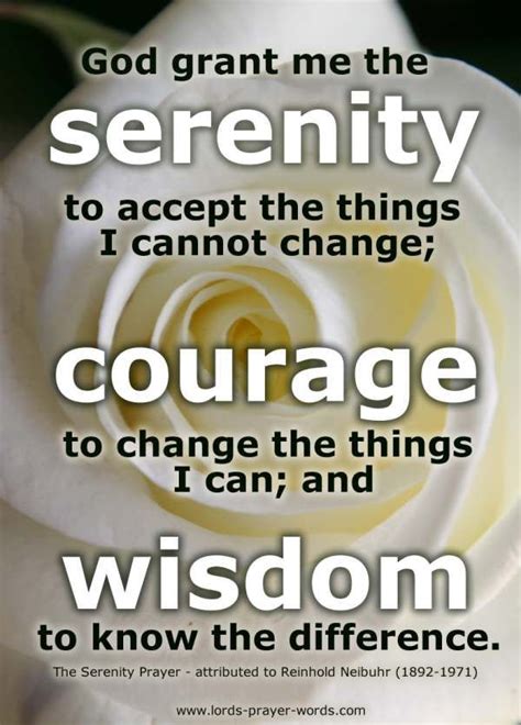 Serenity Prayer Poster Serenity Courage And Wisdom Prayer For