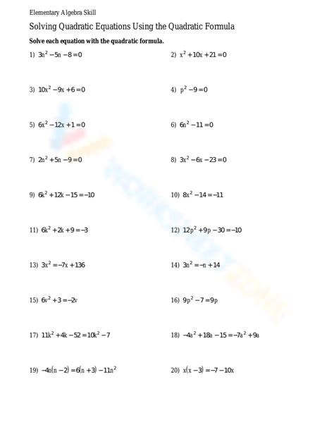 How To Solve Using The Quadratic Formula Math Solving Functions