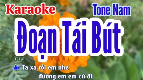 O N T I B T Karaoke Tone Nam Nh C S Ng Nguy N Sang Youtube