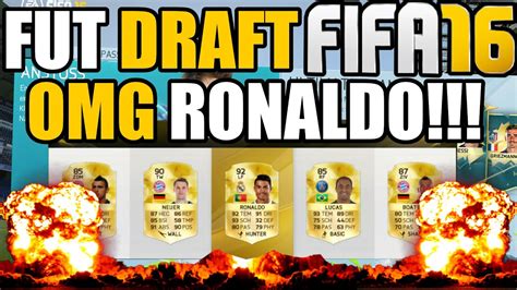 Fifa Fut Draft Fifa Ultimate Team Fut Draft Omg Ronaldo Fifa