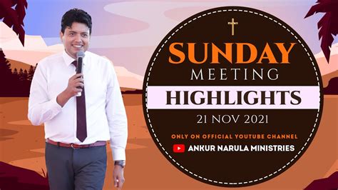 Sunday Meeting Highlights Re Telecast Ankur Narula