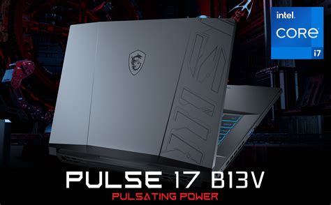 MSI PULSE 17 B13VGK High Performance Core I7 RTX 4070 Gaming Laptop