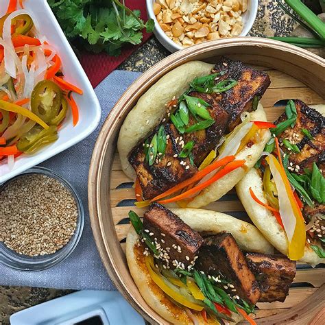 Vegan Tofu Bao Buns With Pickled Vegetables Recipe By Tasty