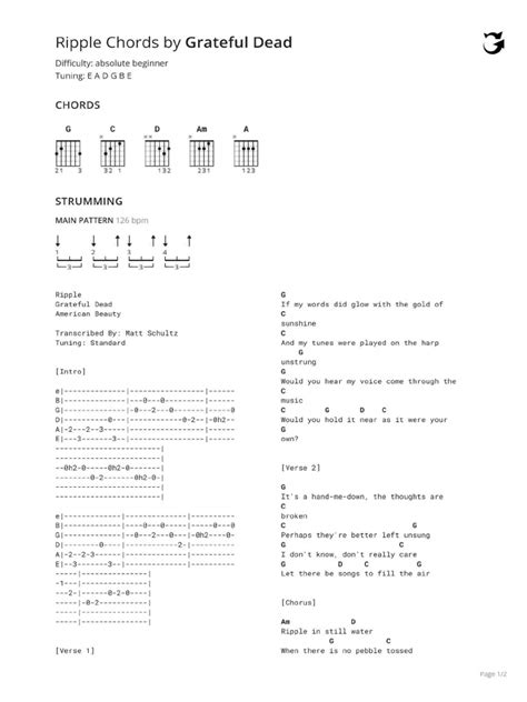 Ripple Chords | PDF