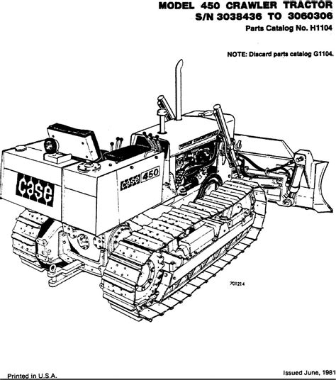 Visual Breakdown Case 450 Dozer Parts