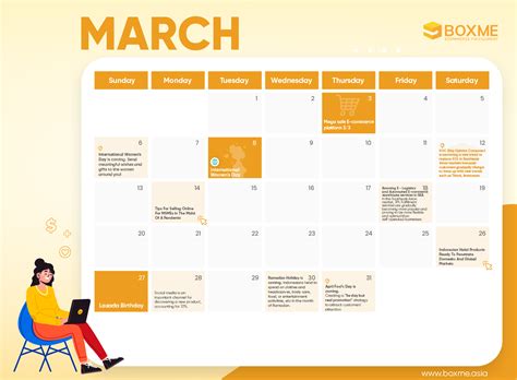 Download Southeast Asia E Commerce Calendar 2022 Boxme