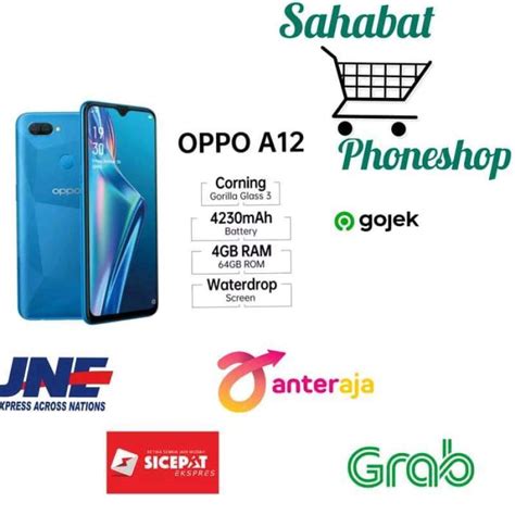 Promo Oppo A12 Ram 4 64 Gb Garansi Resmi Diskon 13 Di Seller Sahabat