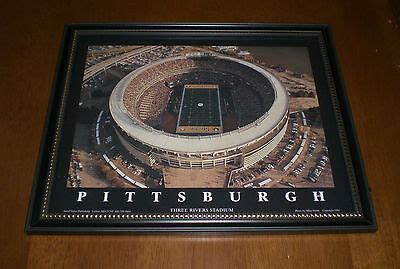 Pittsburgh Steelers Three Rivers Stadium Framed Color Print Ebay