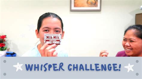 WHISPER CHALLENGE TALO AKO YouTube